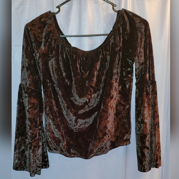 Tops - Velvet blouse